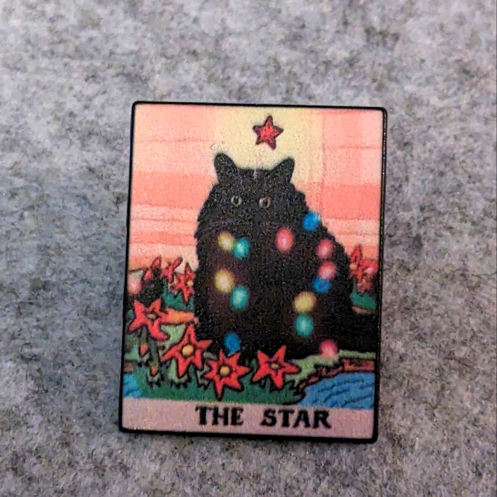 Tarot Cat Pin - The Star - New Style